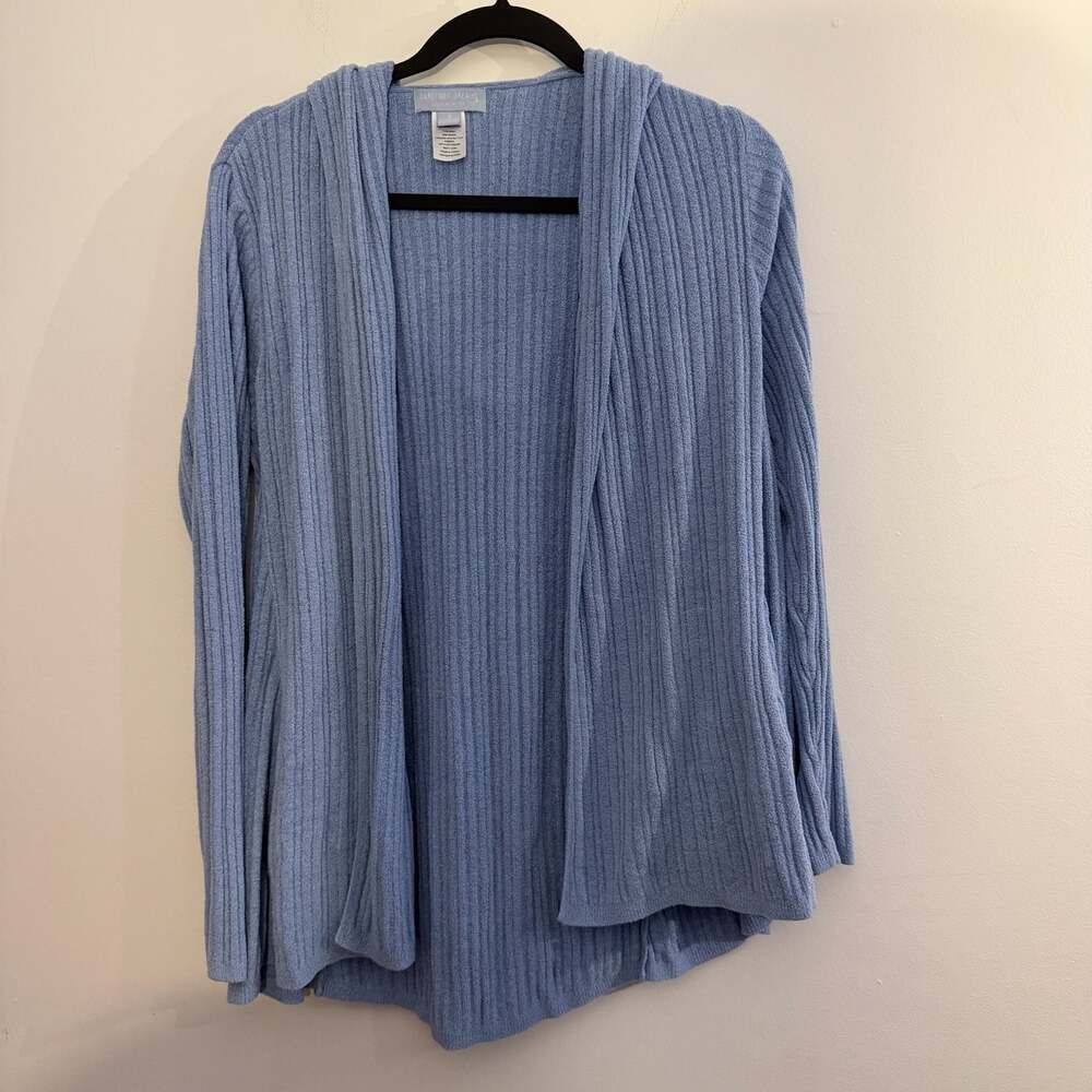 Barefoot Dreams CozyChic Ultra Lite Ribbed Hooded Cardigan Sweater